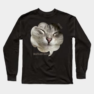 Matzah Ball Cat Long Sleeve T-Shirt